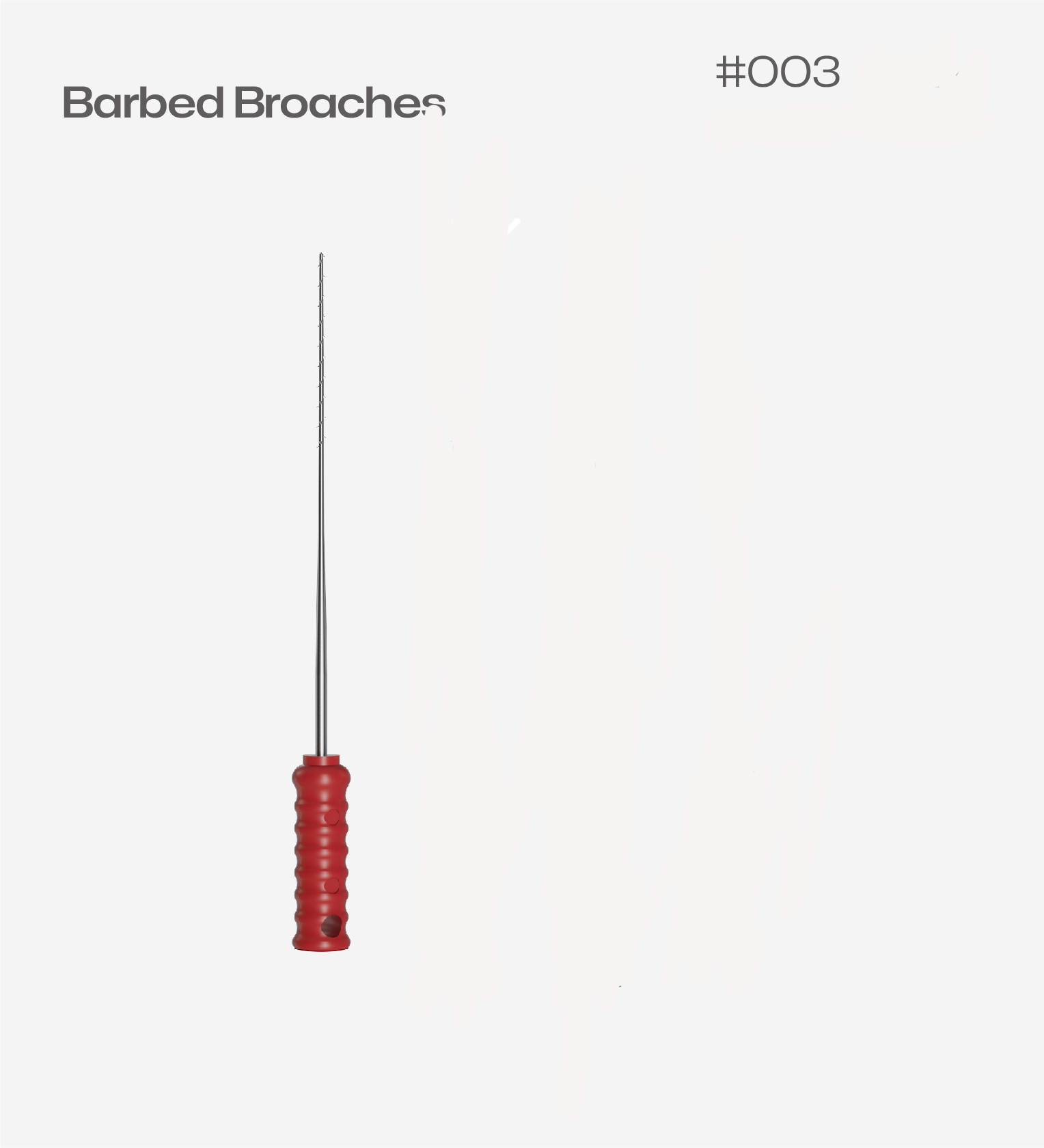Perfect Barbed Broaches 25mm #03, 10pcs/pack, Endodontic Hand Files