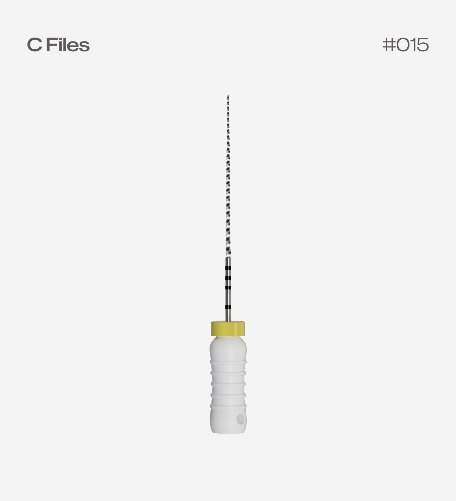 Perfect C Files 21mm #15, 6pcs/pack, Endodontic Hand Files