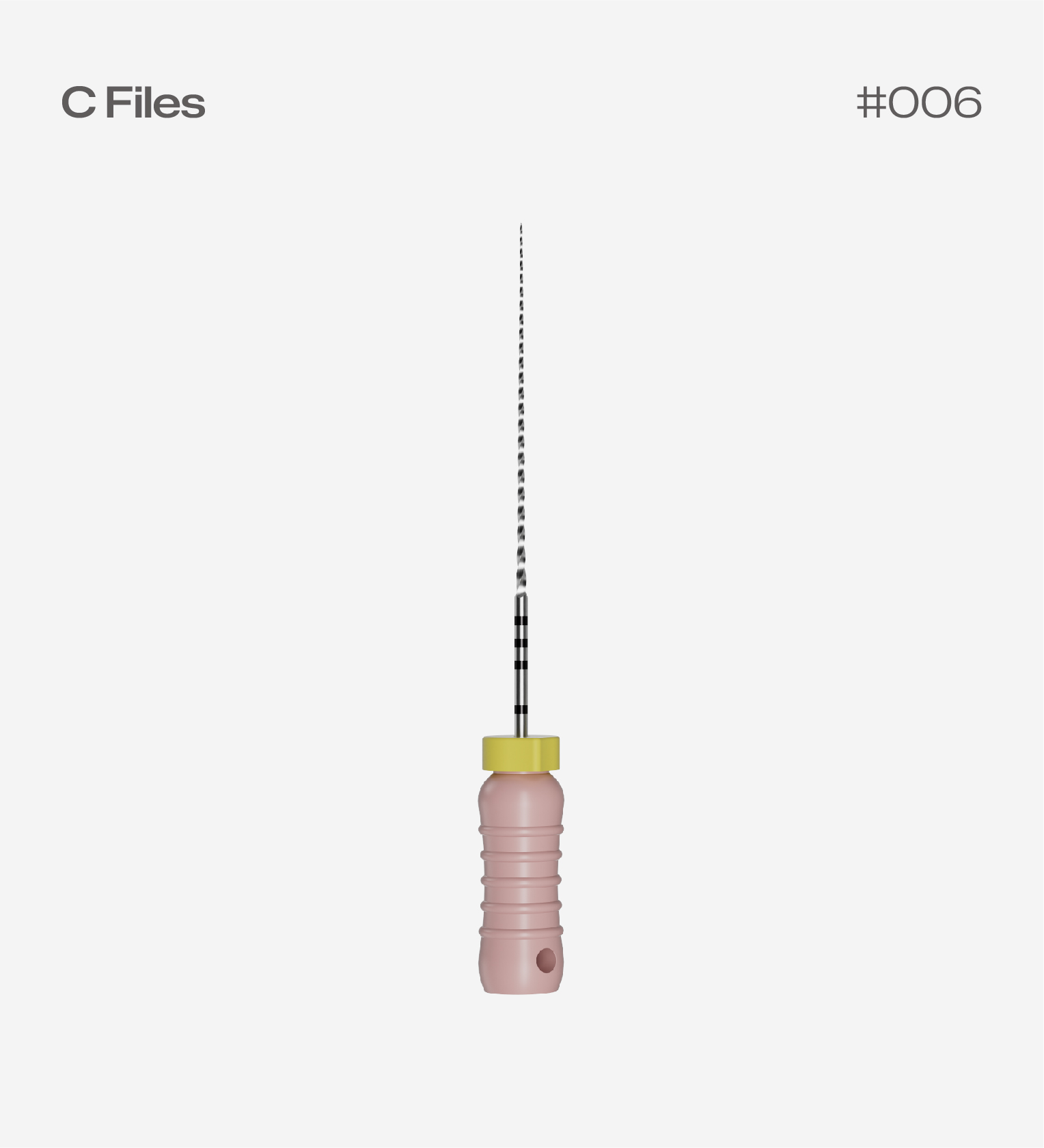 Perfect C Files 25mm #06, 6pcs/pack, Endodontic Hand Files