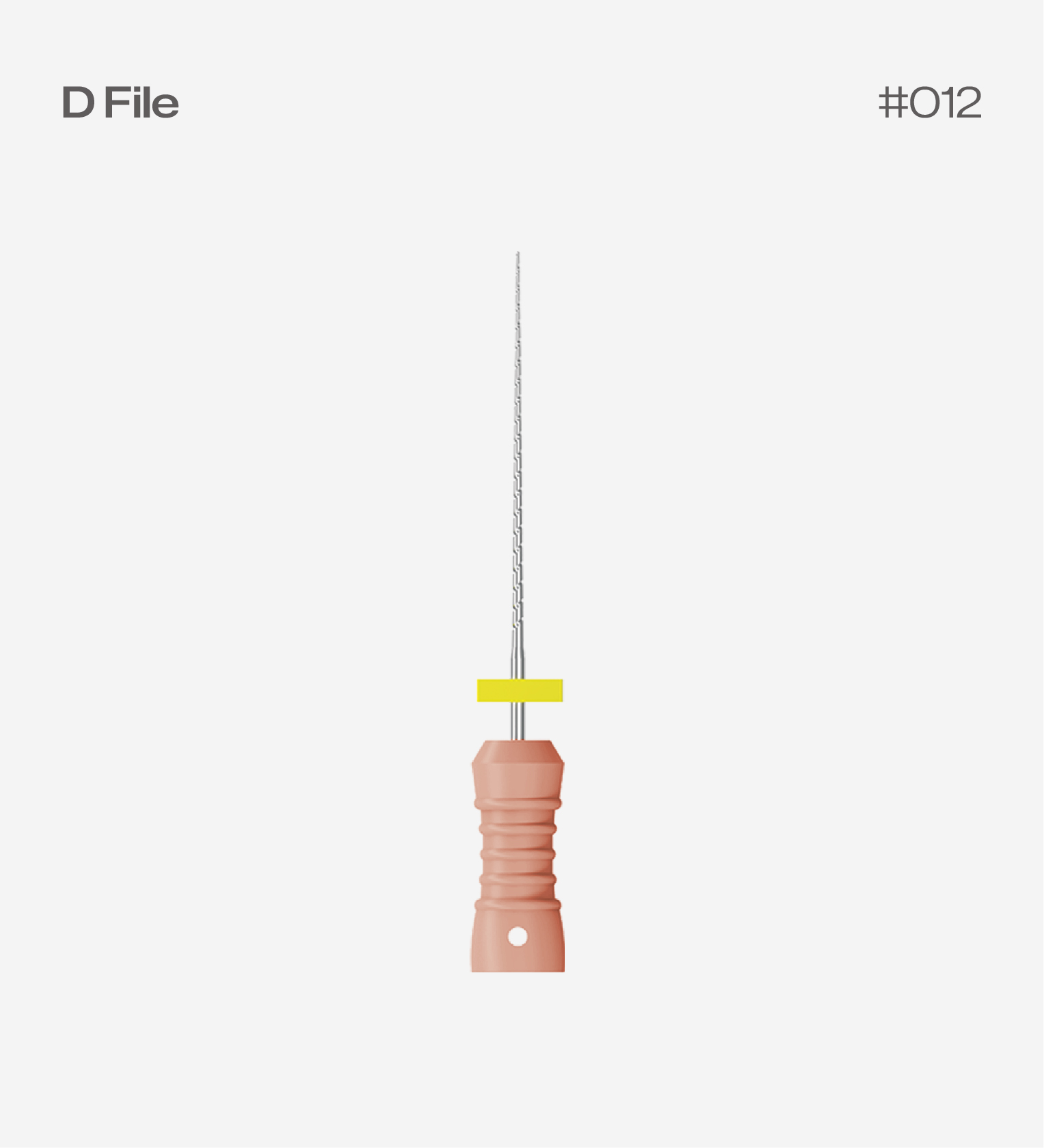 Perfect D Files 21mm #12, 6pcs/pack, Endodontic Hand Files