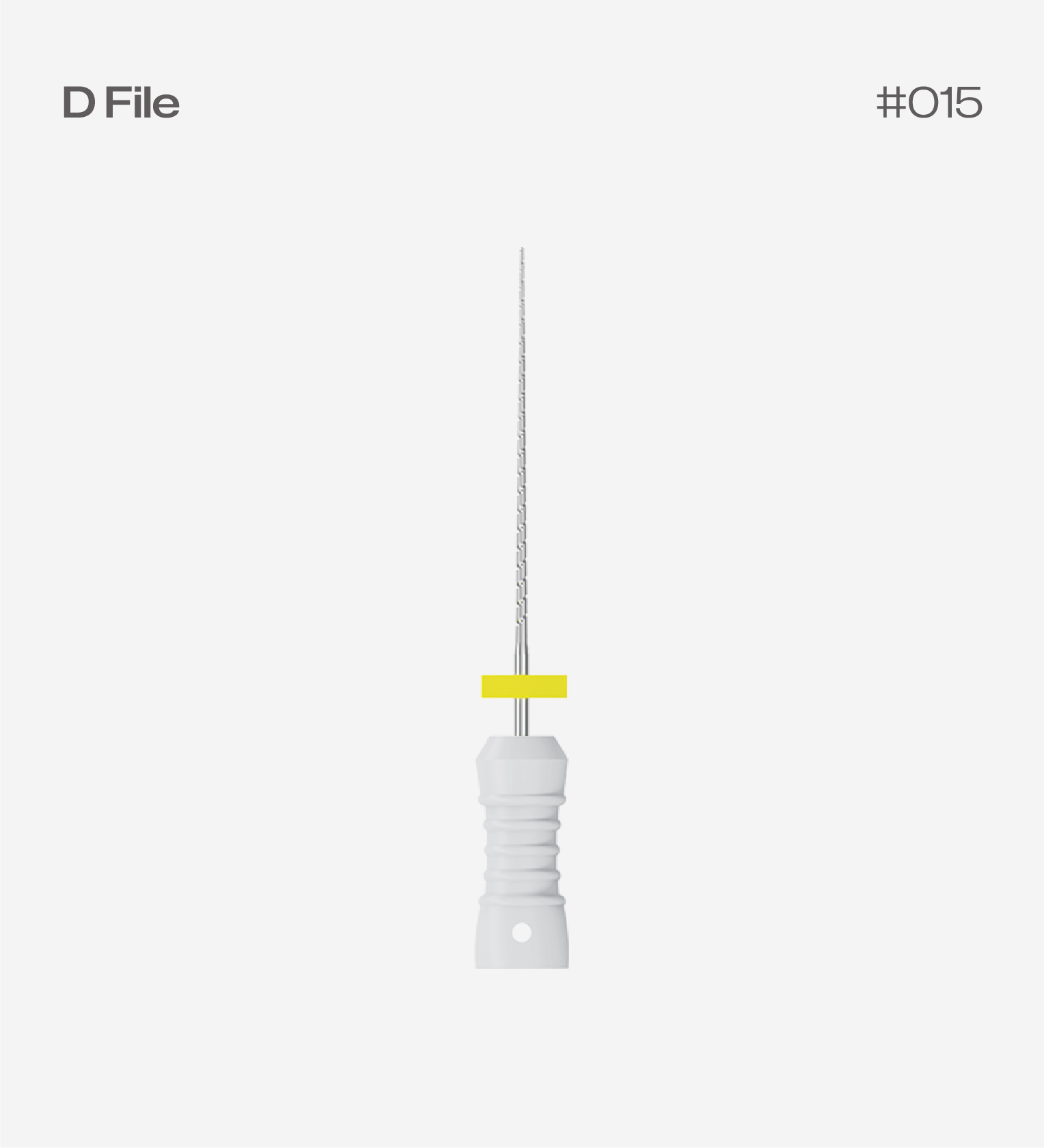 Perfect D Files 21mm #15, 6pcs/pack, Endodontic Hand Files