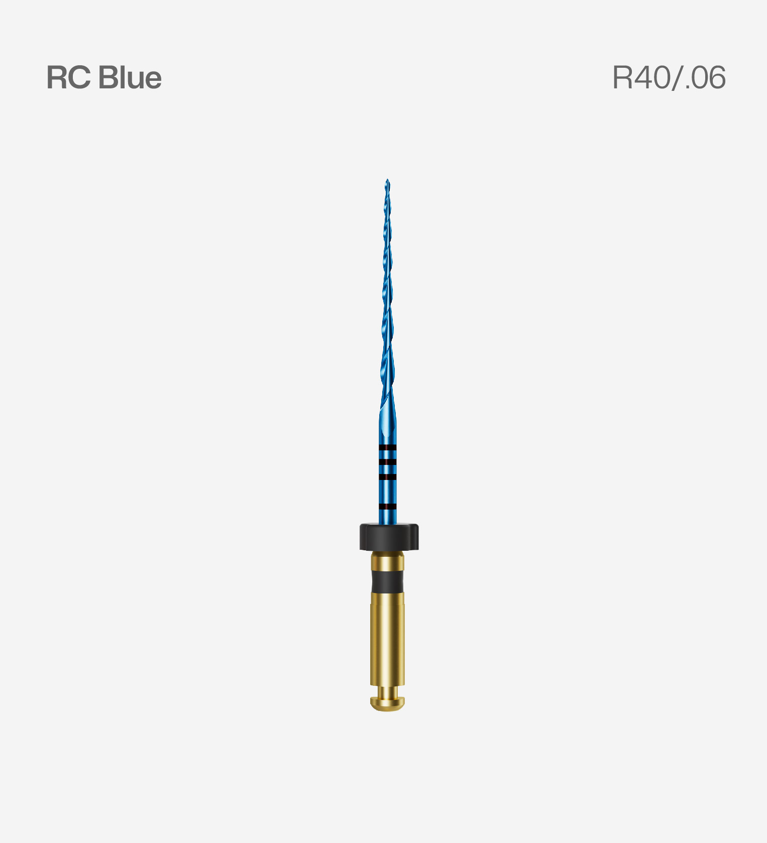 Perfect RC Blue R40/.06 25mm, 6pcs/pack,  Endodontic Reciprocating Files