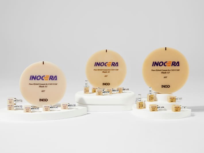 Inno INOCERA Mandrel, Nano Hybrid Ceramic for CAD/CAM, 14M-A1 (14.5*14.5*18.5), 5pcs/box