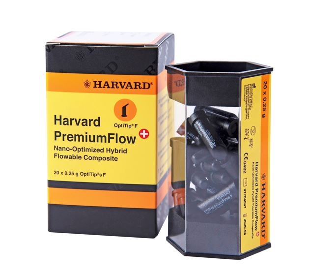 Harvard PremiumFlow Plus, nano-optimized hybrid flowable composite A2, 20x0.25g ComforTip - 7082701