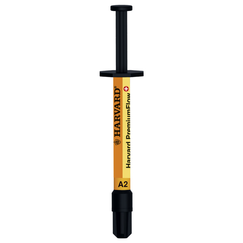 Harvard PremiumFlow Plus, nano-optimized hybrid flowable composite A2, 2x1ml syringe - 7082601 