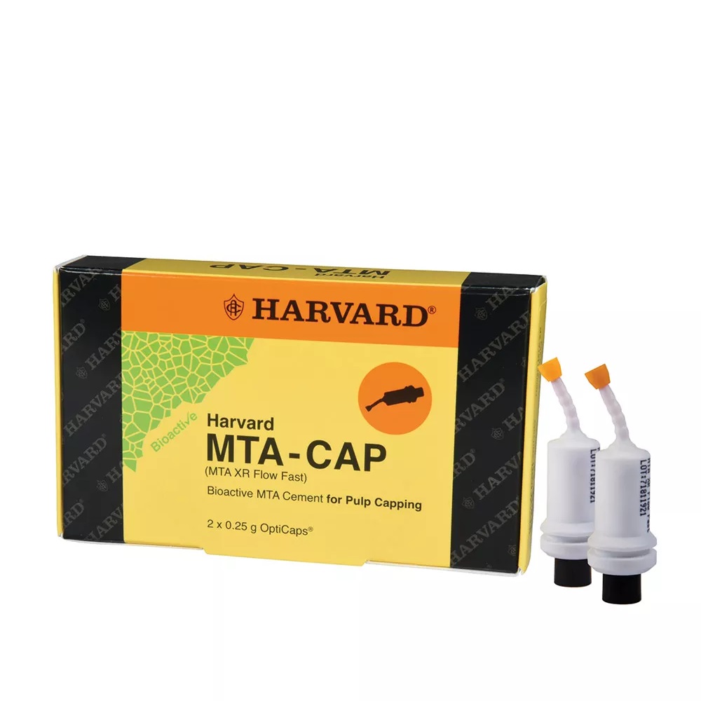 Harvard MTA-CAP, flowable fast setting MTA cement, 2x0.25g OptiCaps - 7081503