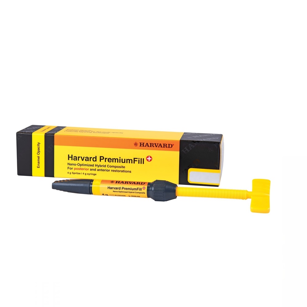 Harvard PremiumFill Plus, nano-optimized hybrid composite A1 E, Enamel Opacity, 4g syringe - 7082310