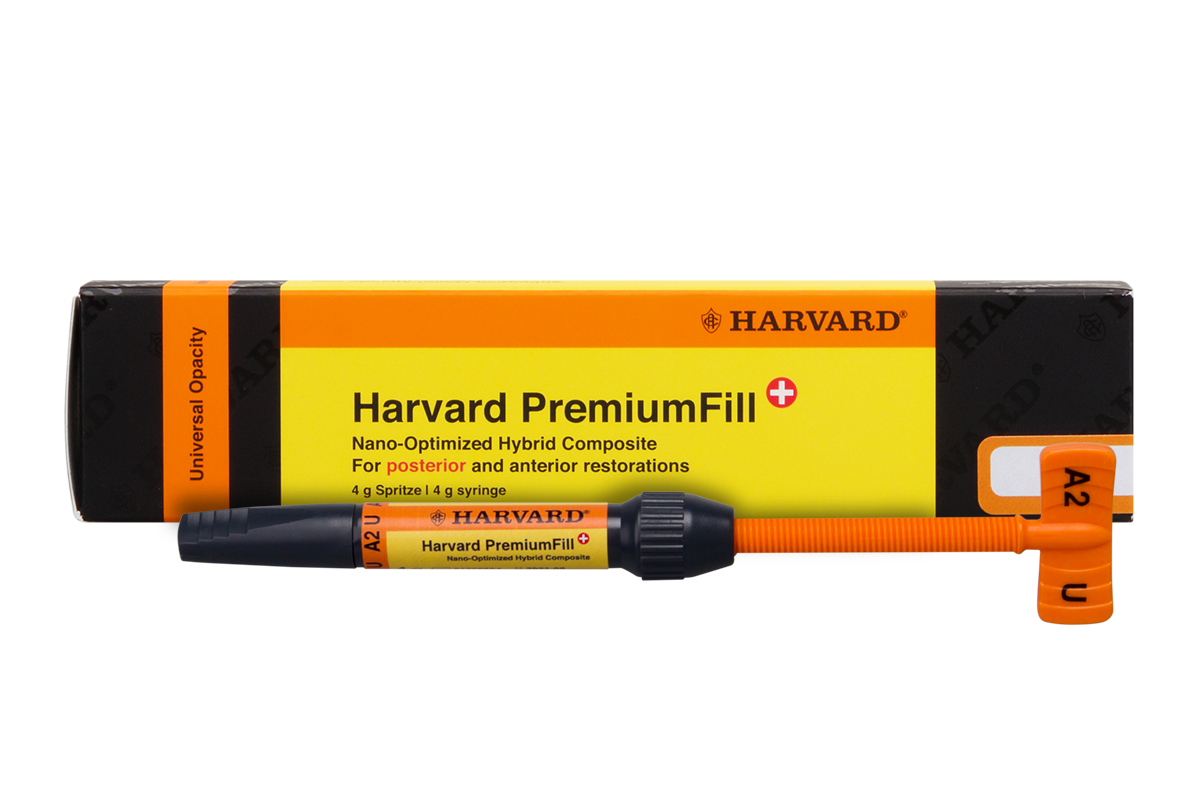 Harvard PremiumFill Plus, nano-optimized hybrid composite A2 U, Universal Opacity, 4g syringe - 7082301