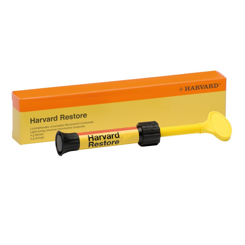 Harvard Restore, universal light cure microhybrid composite A3, 4g syringe - 7083203 
