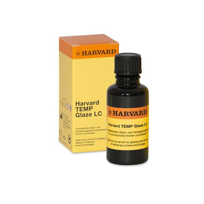 Harvard TEMP Glaze LC, gloss varnish for temporary crowns and bridges, 30ml bottle - 7081730
